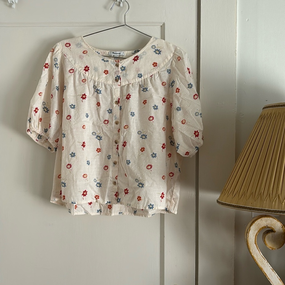 Madewell retro blouse Wms L